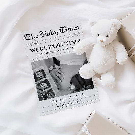 Kranten Zwangerschap Aankondiging