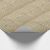  krantenachtergrond cadeaupapier (Hoek)