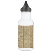  krantenachtergrond waterfles  (Rechts)