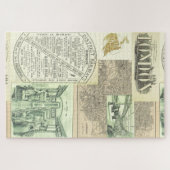  krantenadvertenties Collage Legpuzzel (Horizontaal)