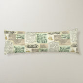  krantenadvertenties Collage Lichaamskussen (Achterkant)