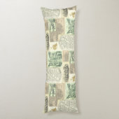  krantenadvertenties Collage Lichaamskussen (Achterkant (Verticaal))