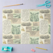  krantenadvertenties Collage Tissuepapier (Craft)