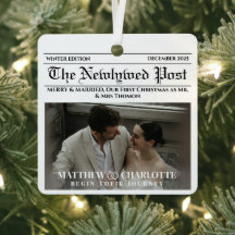 Krantenartikel Merry and Married Holiday Accents F