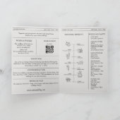 Krantendetails Tijdlijn QR Alles in één bruiloft (Binnen)