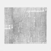 Krantendruk Fleece Deken (Voorkant (Horizontaal))