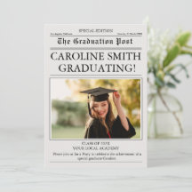 Krantenfoto Afstuderen