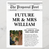 Krantenfoto Zwart Wit Pret Opslag de Datum Flyer (Voorkant)