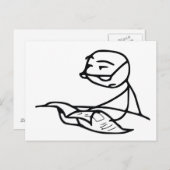 Krantenjongen Briefkaart (Voorkant / Achterkant)