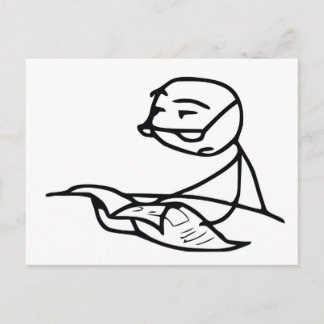 Krantenjongen Briefkaart