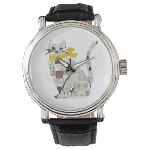 krantenkat horloge