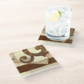  krantenknippen glazen onderzetter (Schuin)