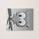 Krantenkoppen in zwart-wit legpuzzel (Horizontaal)