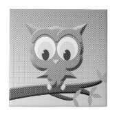 Krantenkoppen in zwart-wit tegeltje (Voorkant)