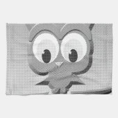 Krantenkoppen in zwart-wit theedoek (Horizontaal)