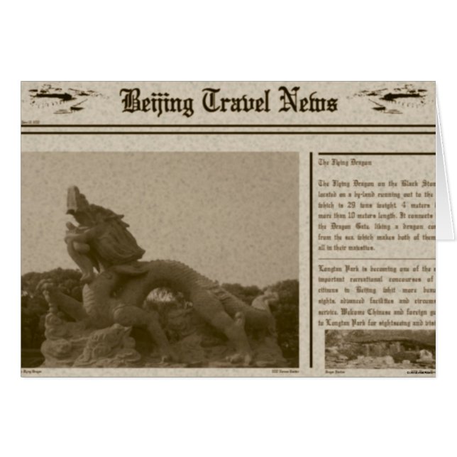 Krantenkrant Kaart (Voorkant Horizontaal)