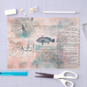  krantenpapier vis tissuepapier (Craft)