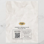 Krantenproductbrochure | Retro-advertenties voor k Flyer (Achterkant)