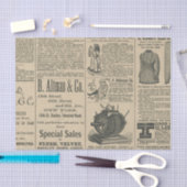 krantenreclame tissuepapier (Craft)