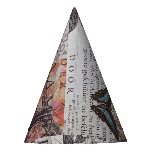  krantenscripts Parijs eiffeltoren Feesthoedjes (Voorkant)