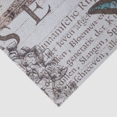 krantenscripts Parijs eiffeltoren Tissuepapier (Detail)