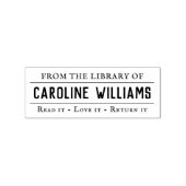 krantenstijl uit de boekenbibliotheek rubberstempel (Afrduk)