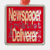 Krantenuitgever Metalen Ornament (Voorkant)