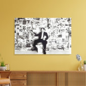 Krantenverkoper, c.1960 canvas afdruk (Insitu (Woonkamer))