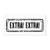 Krantthema - Gedistresseerde Extra! Extra! Rubberstempel (Afrduk)