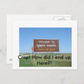 Krap! Briefkaart North Dakota (Voorkant / Achterkant)