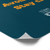 Krap je handen poster (Hoek)