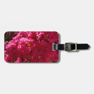 Krape Myrtle Boom Magenta Bloem Bagagelabel