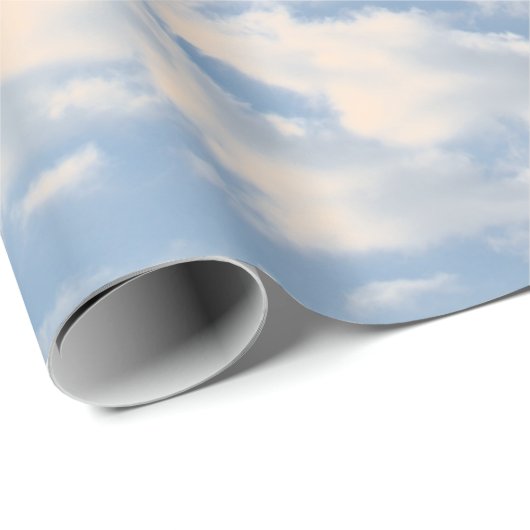 KRAPPORTPAPIERWARMTEKLEUK IN BLAUWE SKY CADEAUPAPIER (Rol Hoek)