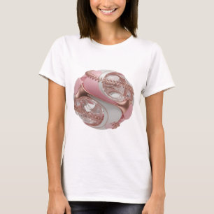 Kras Zilver ABSTRACTE KUNST Modern Design T-shirt