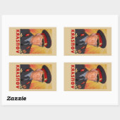 Krasnov Trump Rechthoekige Sticker (Vel)