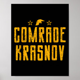 Krasnov USSR Agent 1987 Poster