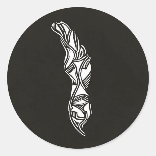 krasplank ronde sticker (Voorkant)