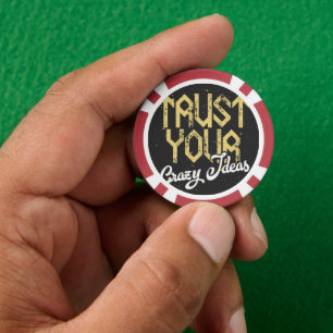 Krassende high-stakes pokerchip Vertrouw je gekke