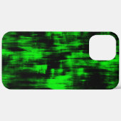 Krasvlekken in flashy groen en sterk donker   Case-Mate iPhone case (Achterkant (horizontaal))