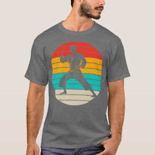 Krate Fighter Karateka Sunset MMA T-shirt