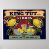 Kratellabel van merk King Tut Poster (Voorkant)