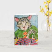 Kratenkaart Kaart (Gele Bloem)