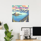 Krater Meer Oude Poster (Thuiskantoor)