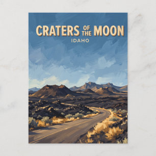 Krater van de Maan National Monument Idaho Briefkaart