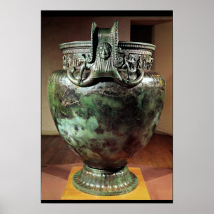 Krater van de Tomb van een prinses van Vix Poster