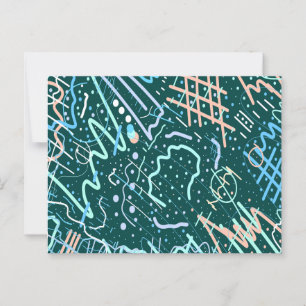 Kraters en kometen briefkaart