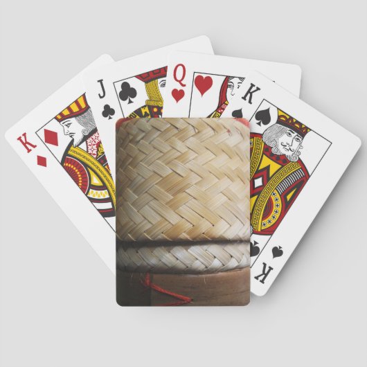 Kratip Thai Lao Isan Bamboo Rice Basket Speelkaarten (Achterkant)