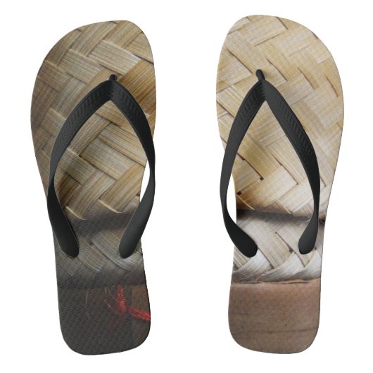 Kratip Thai Lao Isan Bamboo Rice Basket Teenslippers (Voetbed)