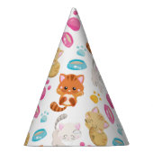 Krattenpatroon, stutten, Kat, Kittens, poten Feesthoedjes (Rechts)