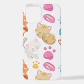 Krattenpatroon, stutten, Kat, Kittens, poten iPhone Hoesje (Achterkant)